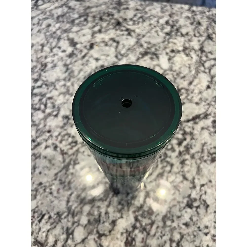 Starbucks 2021 holiday multi color 24oz cup no straw